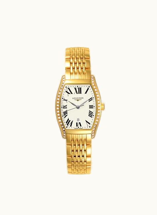 Longines Evidenza 26 Quartz Yellow Gold Diamonds