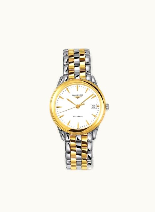 Longines Flagship 35.6 Automatic Two Tone White