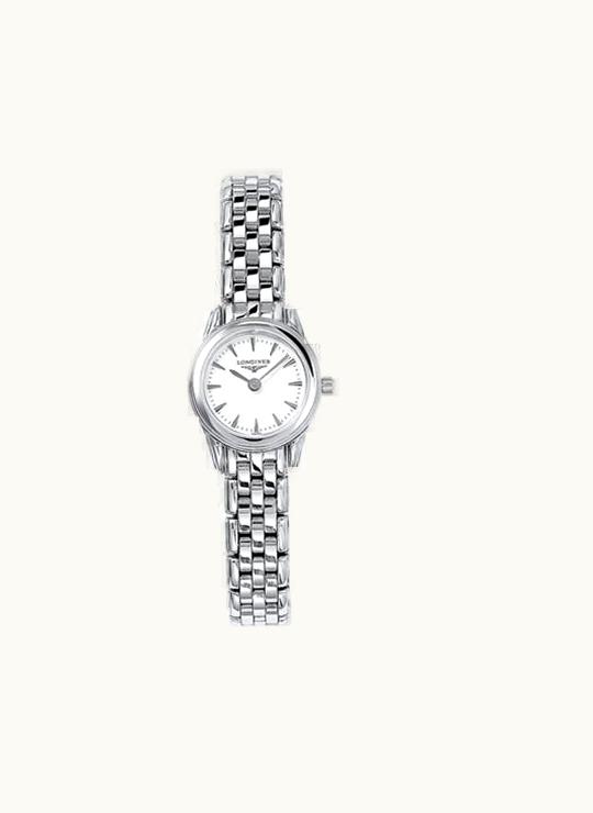 Longines Flagship 20 Quartz Stainless Steel White