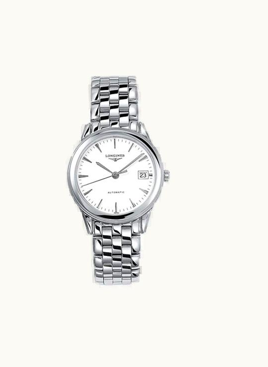 Longines Flagship 35.6 Automatic Stainless Steel White