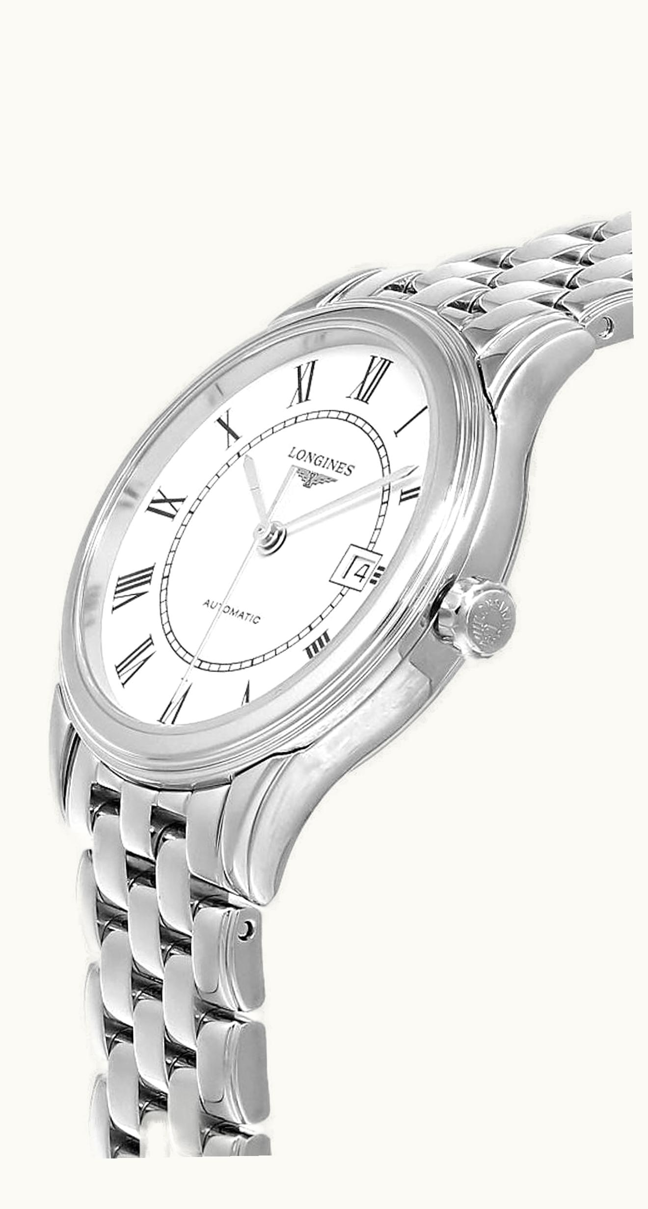 Longines Flagship 30 Stainless Steel / White - Roman / Bracelet