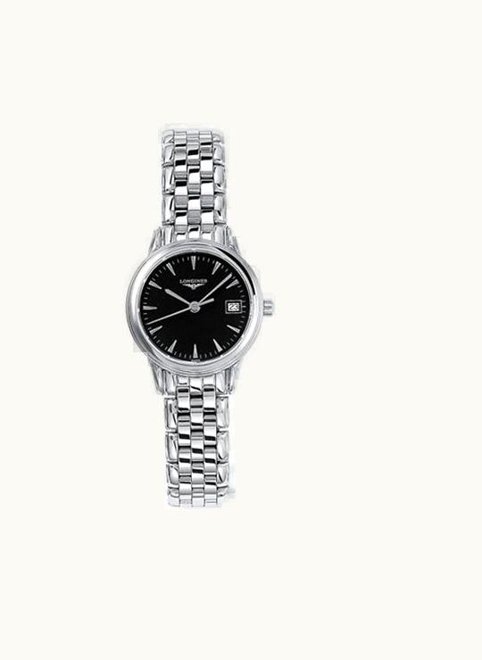 Longines Flagship 25 Quartz Stainless Steel Black