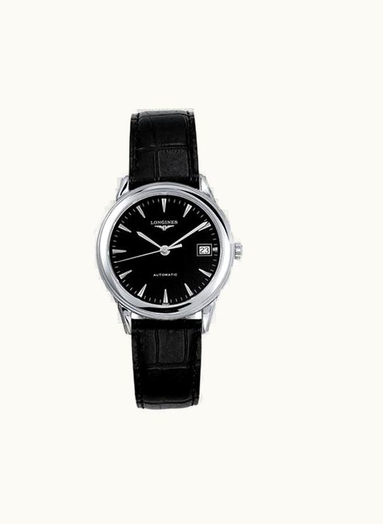 Longines Flagship 35.6 Automatic Stainless Steel Black