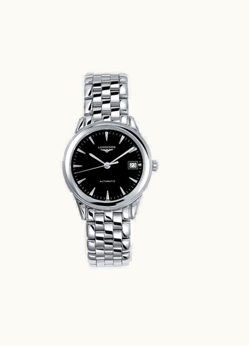 Longines Flagship 35.6 Automatic Stainless Steel Black
