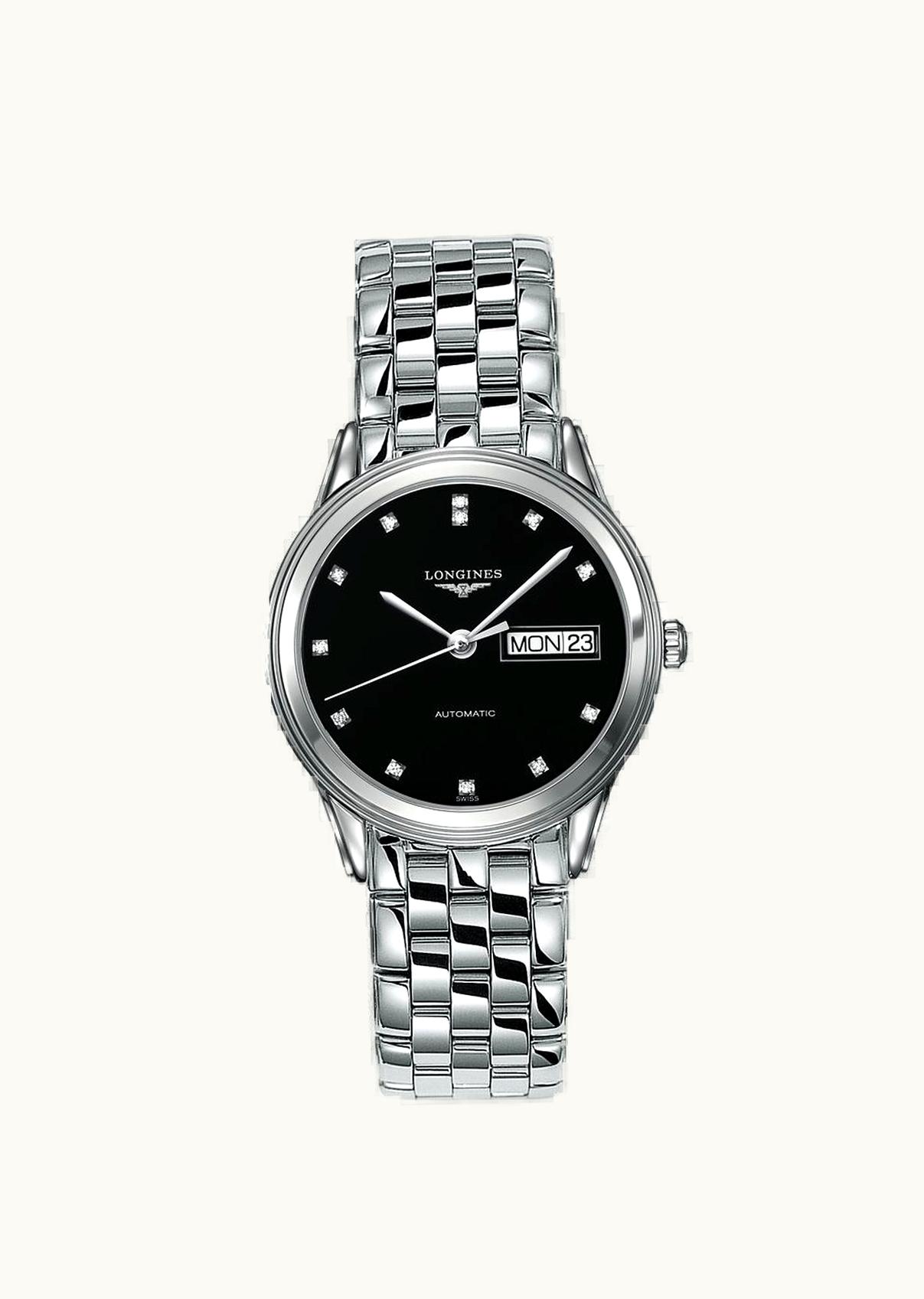 Longines Flagship 35.6 Day Date Stainless Steel