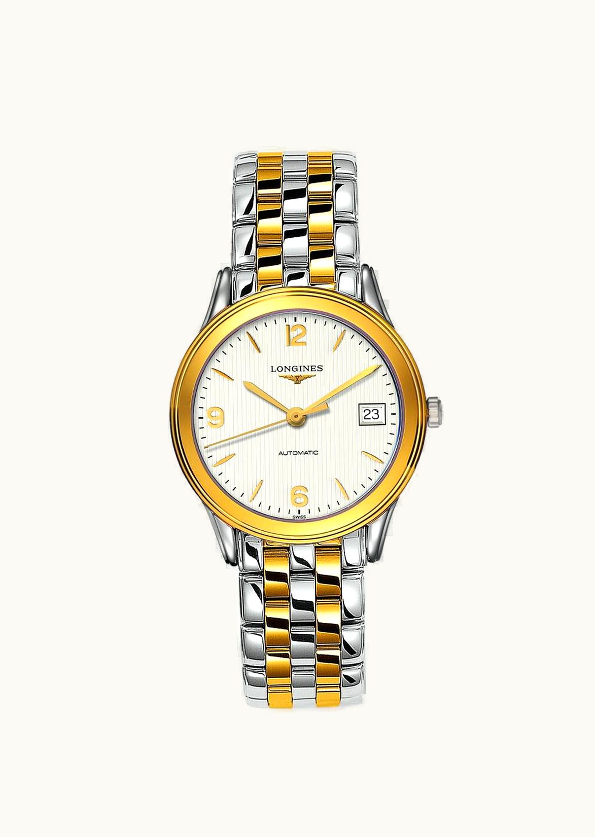 Longines Flagship 35.6 Automatic Two Tone Cream