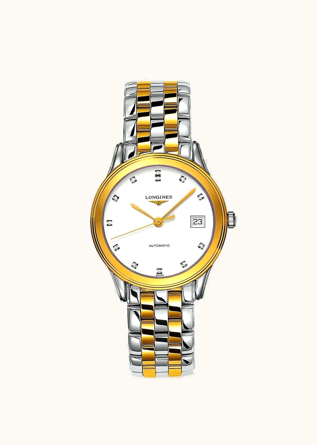 Longines Flagship 35.6 Automatic Two Tone White Diamond