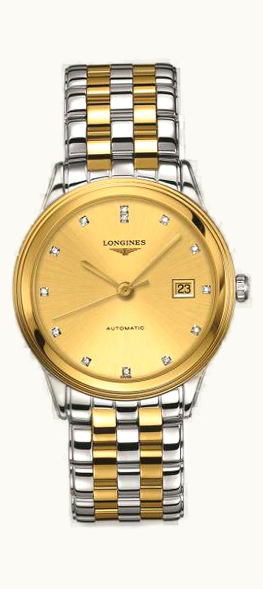 Longines Flagship 38.5 Two Tone / Gold Diamond