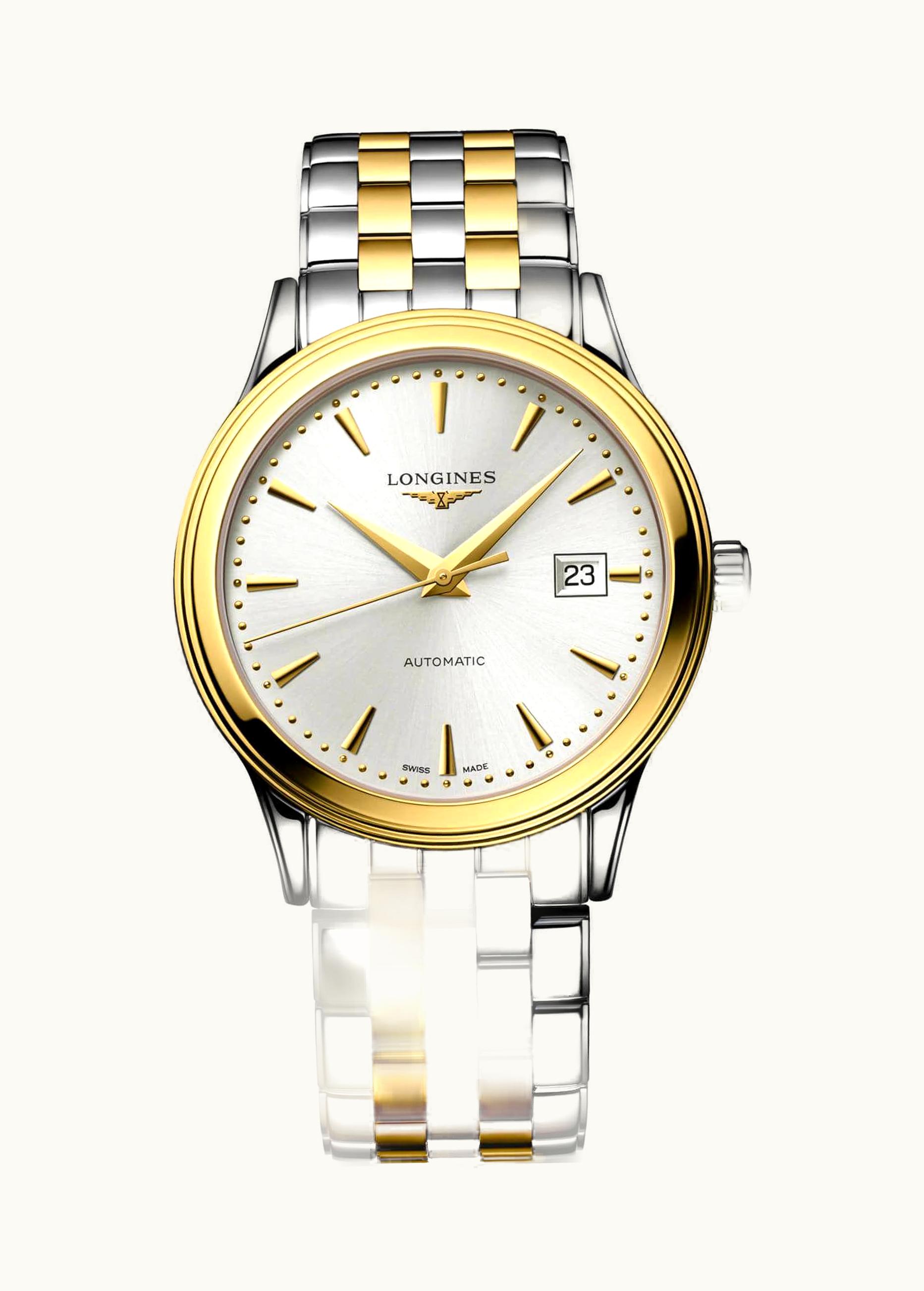 Longines Flagship 40 Stainless Steel - Yellow Gold / Silver / Bracelet