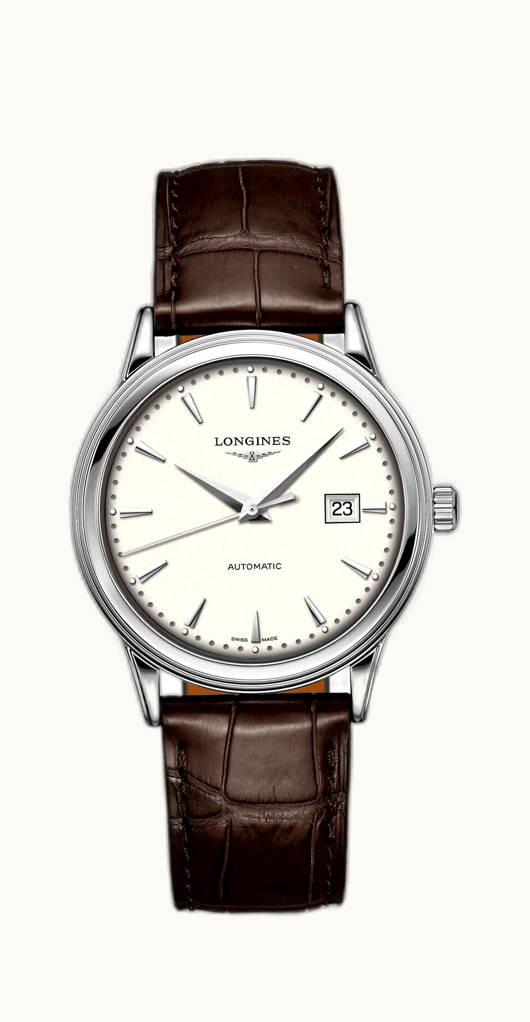 Longines Flagship 40 Stainless Steel / White - Roman / Bracelet