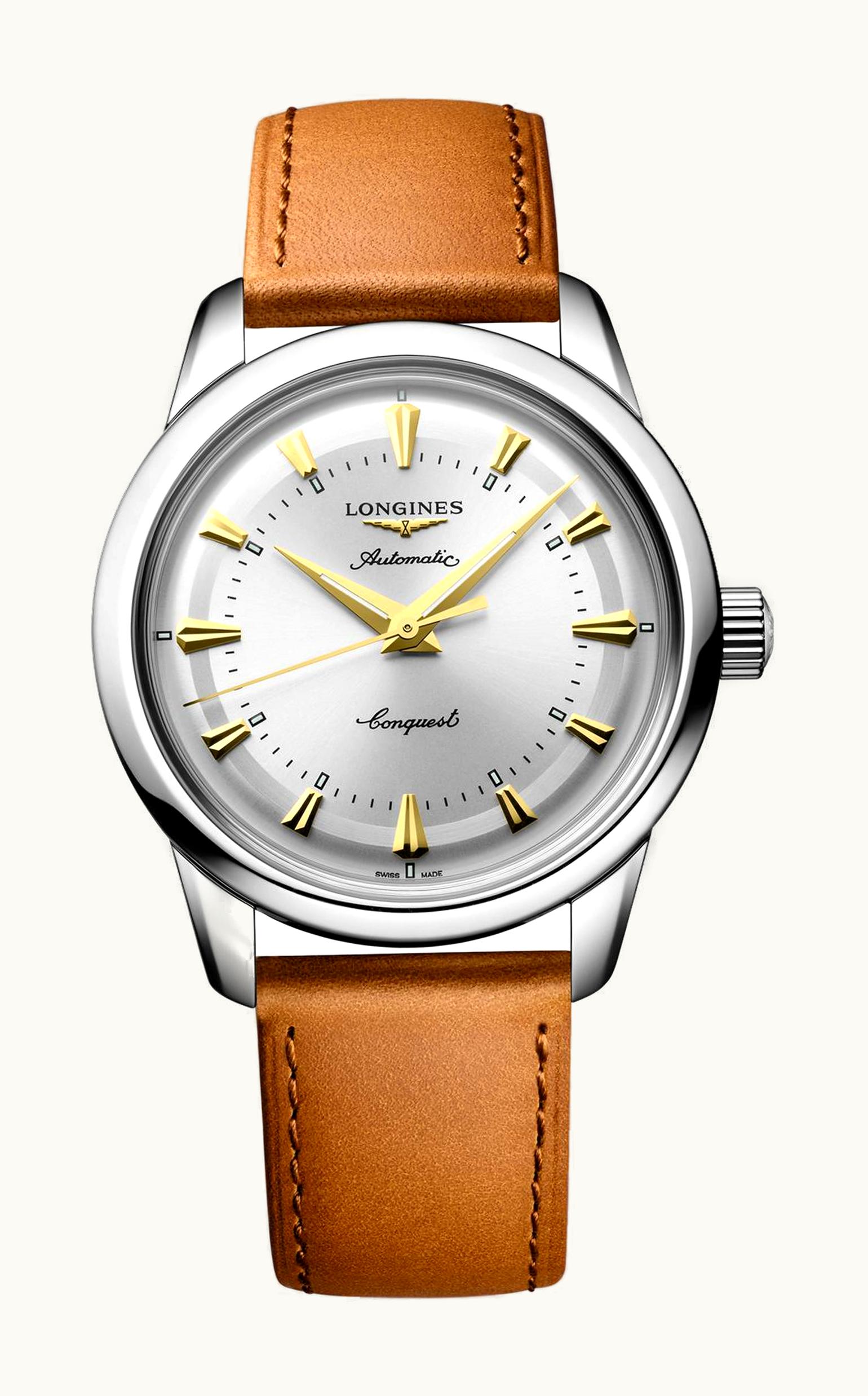 Longines Conquest Heritage 38 Stainless Steel / Silver