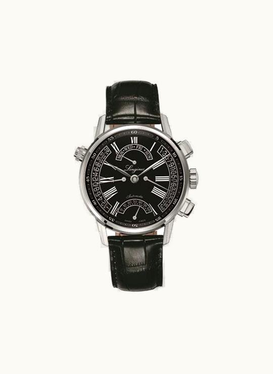 Longines Heritage Retrograde Black