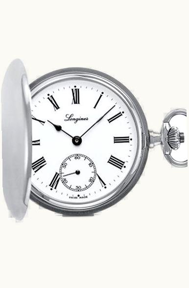 Longines Heritage Pocket Watch Roman Hunter