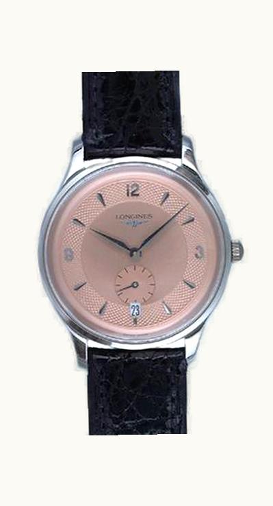 Longines Heritage Prestige Stainless Steel / Pink