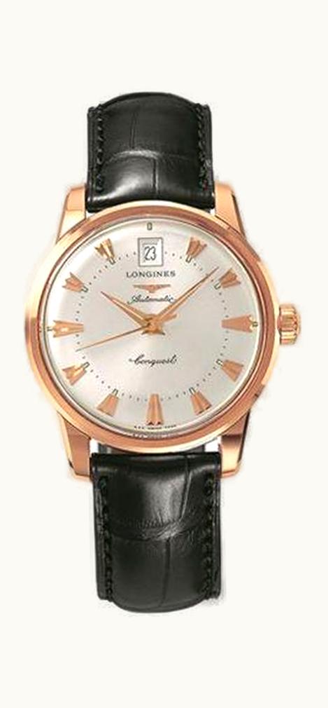Longines Conquest Heritage Pink Gold