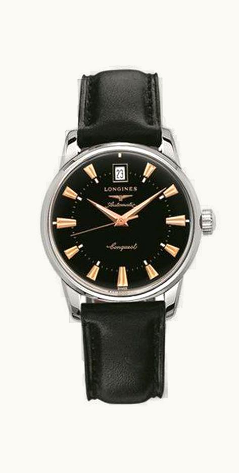 Longines Conquest Heritage Black