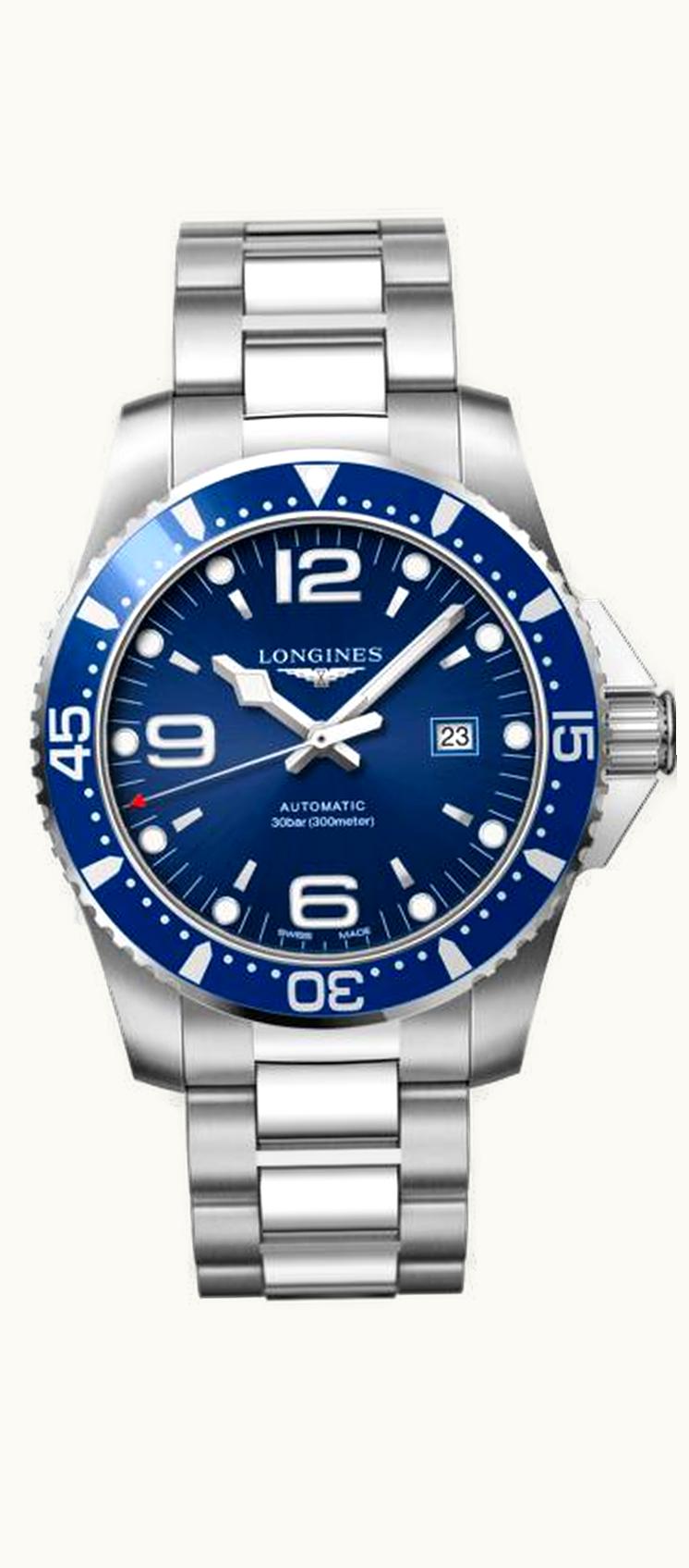 Longines HydroConquest 44 Automatic Stainless Steel / Blue / Bracelet