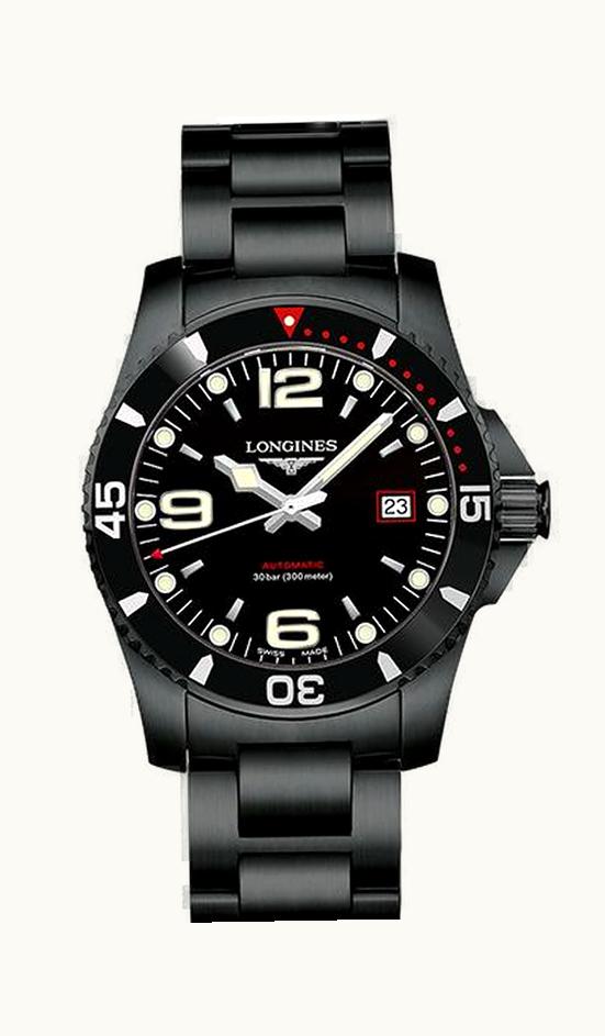 Longines HydroConquest 41 Automatic PVD / Black / Bracelet / Japan