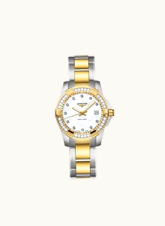 Longines Hydroconquest Quartz 29.5 Two Tone Diamond