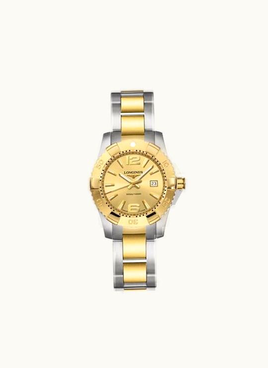 Longines Hydroconquest Quartz 29.5 Two Tone Gold