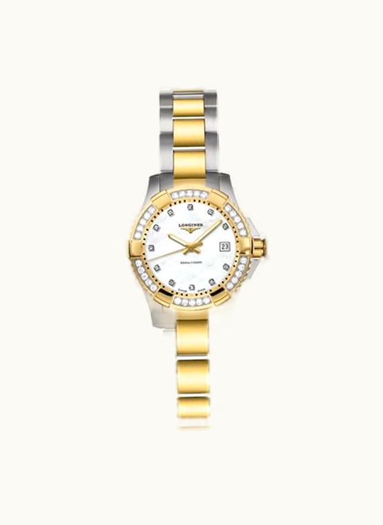 Longines Hydroconquest Quartz 25 Two Tone Diamond