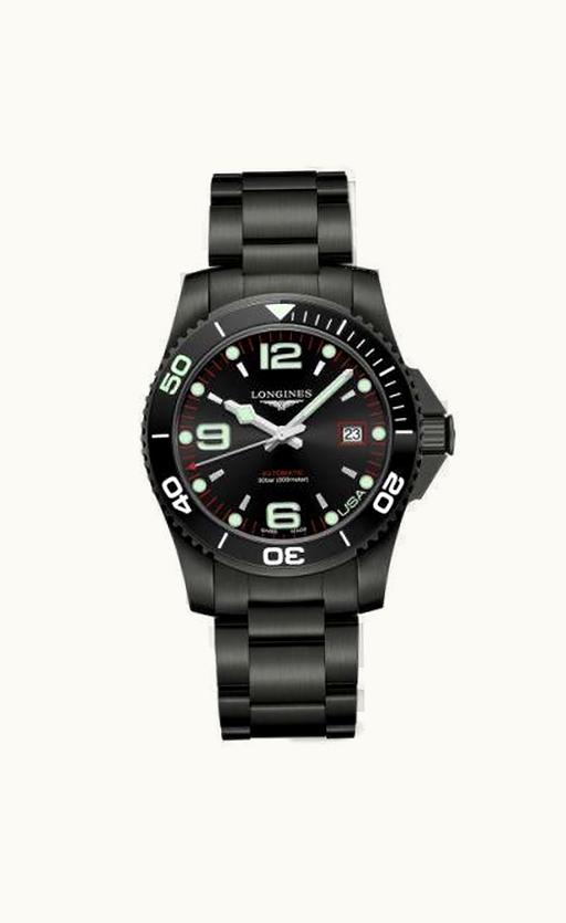 Longines HydroConquest 41 Automatic PVD / Black / Bracelet / USA