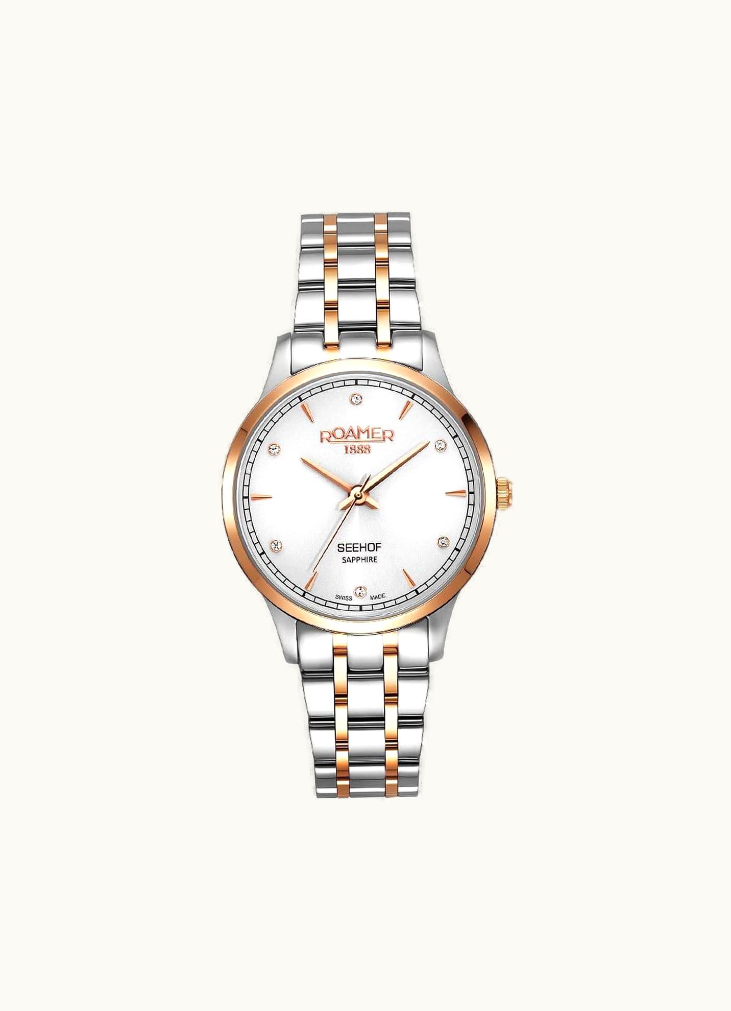 Longines HydroConquest 43 Automatic Stainless Steel - Pink Gold / Black / Bracelet