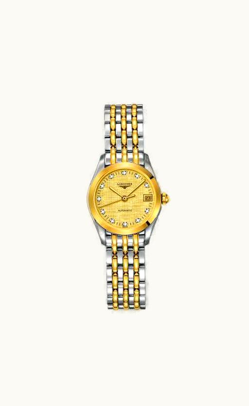 Longines La Grande Classique Automatic 25 Stainless Steel / Yellow Gold PVD / Champagne