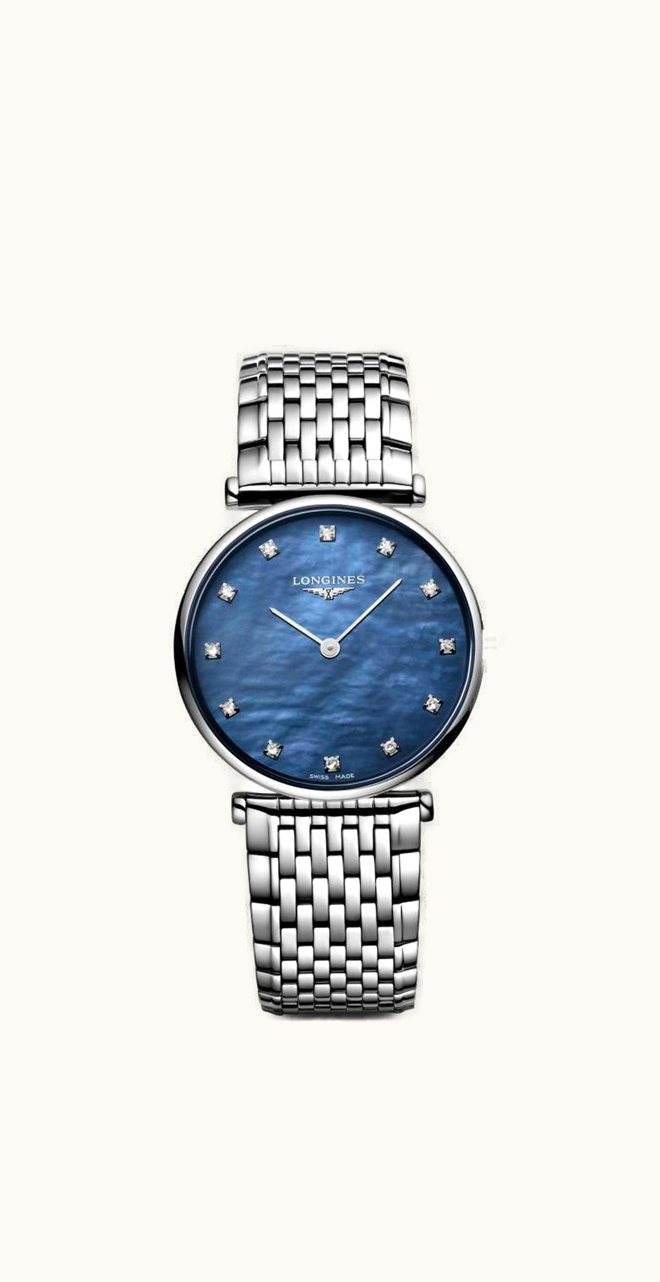 Longines La Grande Classique Quartz 29 Stainless Steel / Blue MOP / Bracelet
