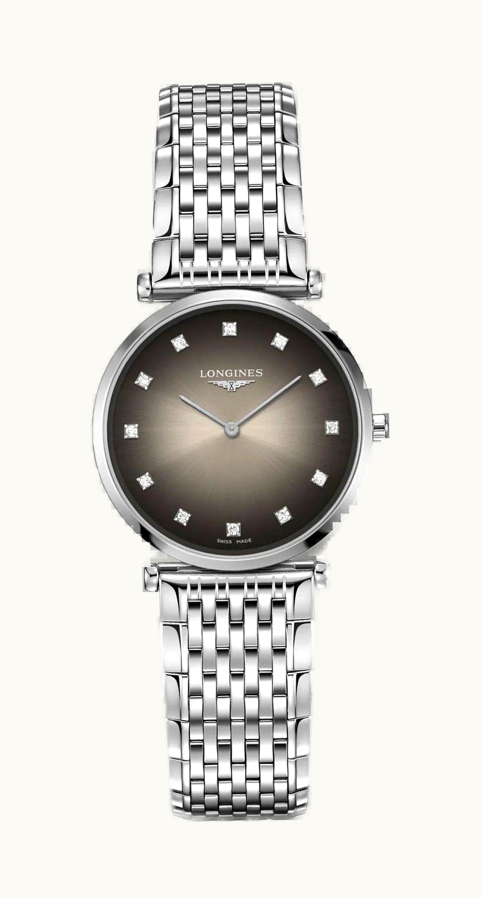 Longines La Grande Classique Quartz 29 Stainless Steel / Grey / Bracelet