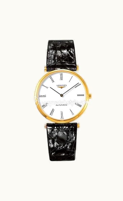 Longines La Grande Classique Automatic 36 Gold / White Roman