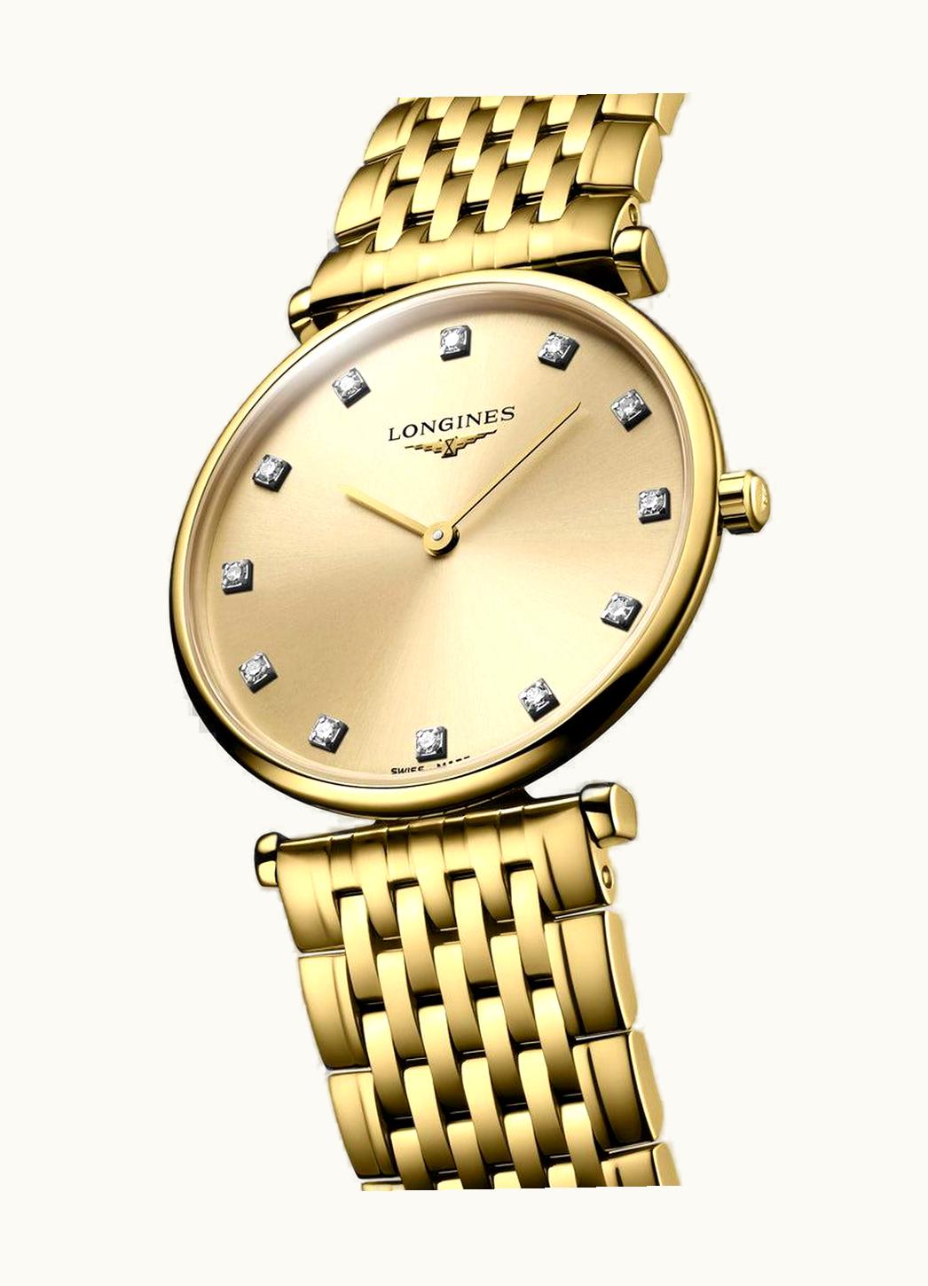 Longines La Grande Classique Quartz 29 Yellow Gold / Gilt / Bracelet