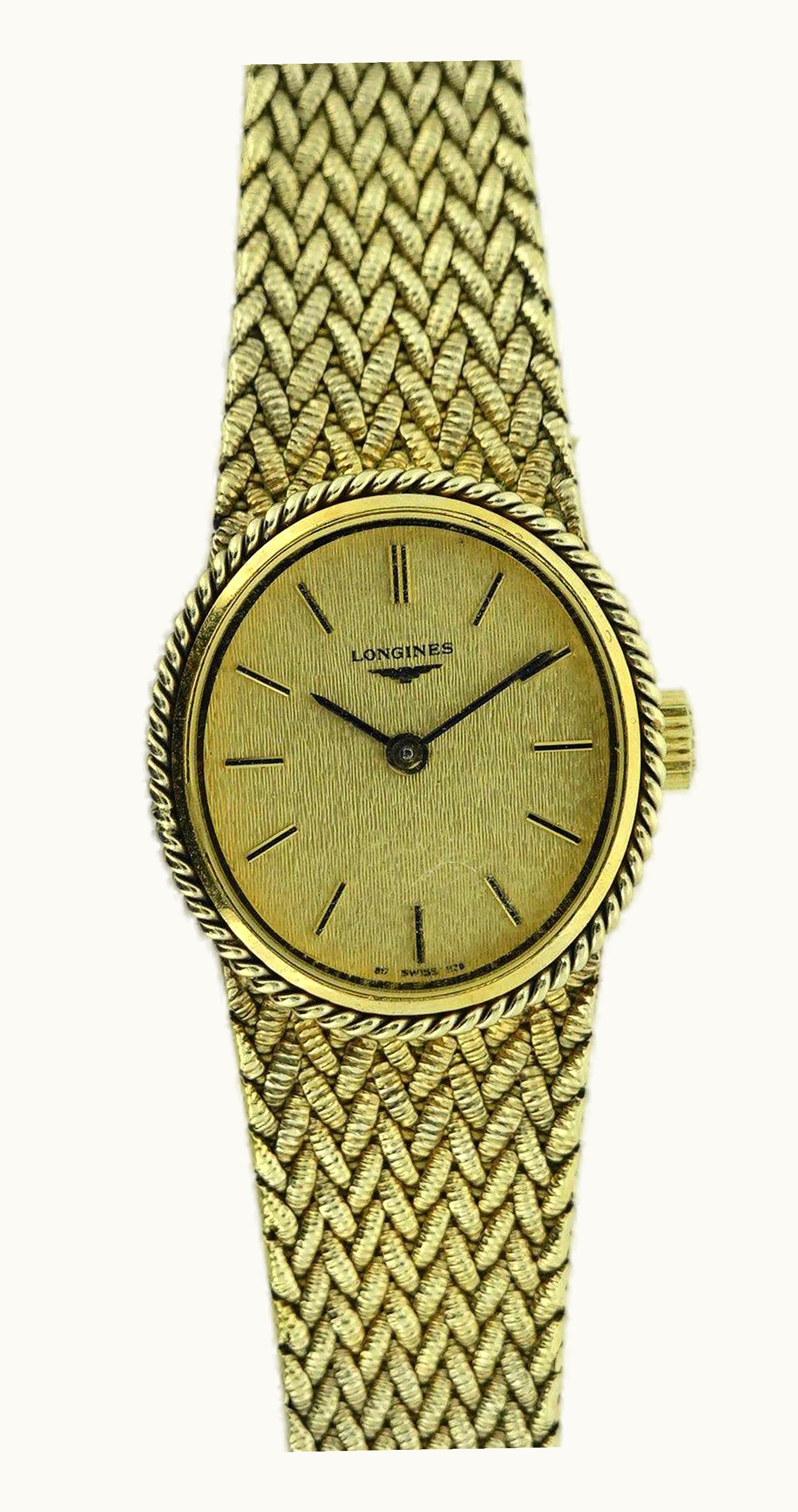 Longines La Grande Classique Quartz 24 Yellow Gold / Gilt - Diamond / Bracelet