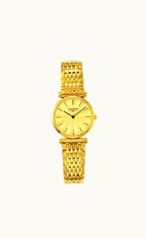 Longines La Grande Classique Quartz 24 Yellow Guilloche
