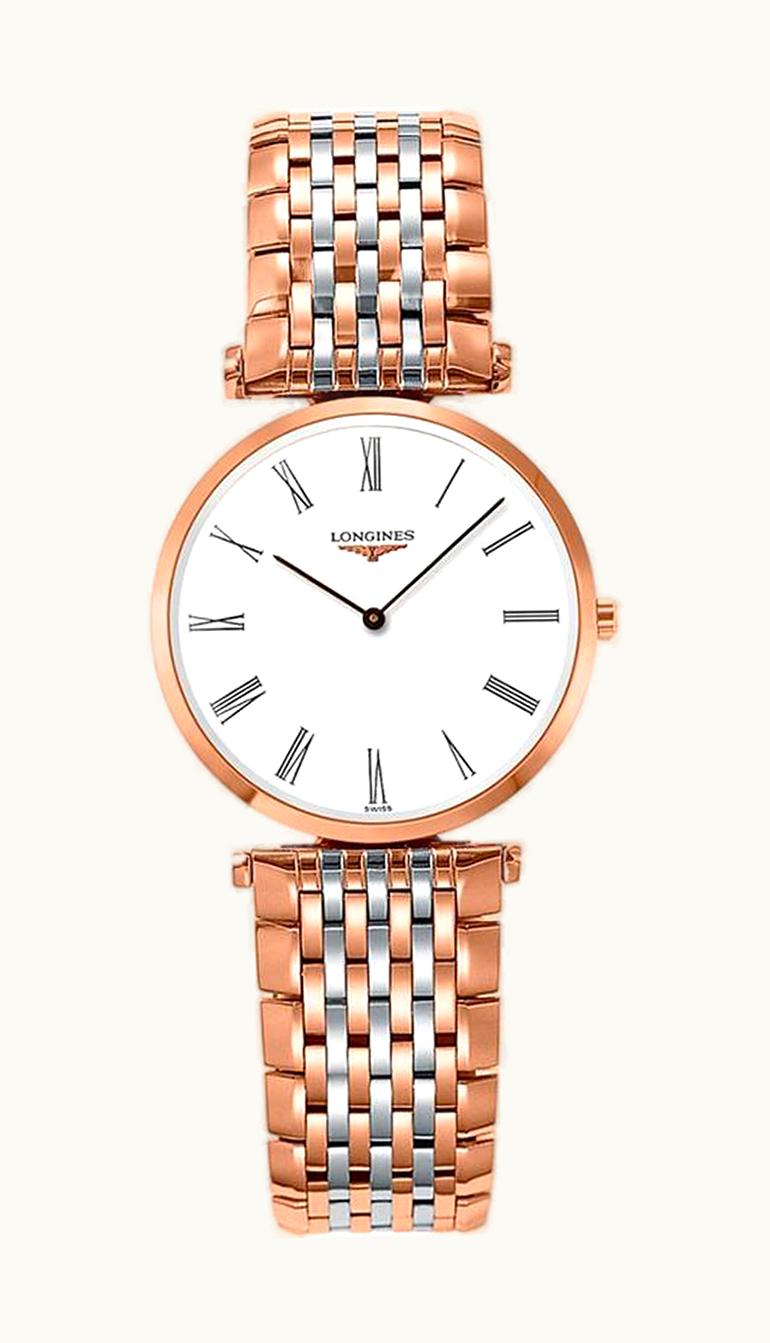 Longines La Grande Classique 29 Quartz Stainless Steel / PVD Red / White / Bracelet