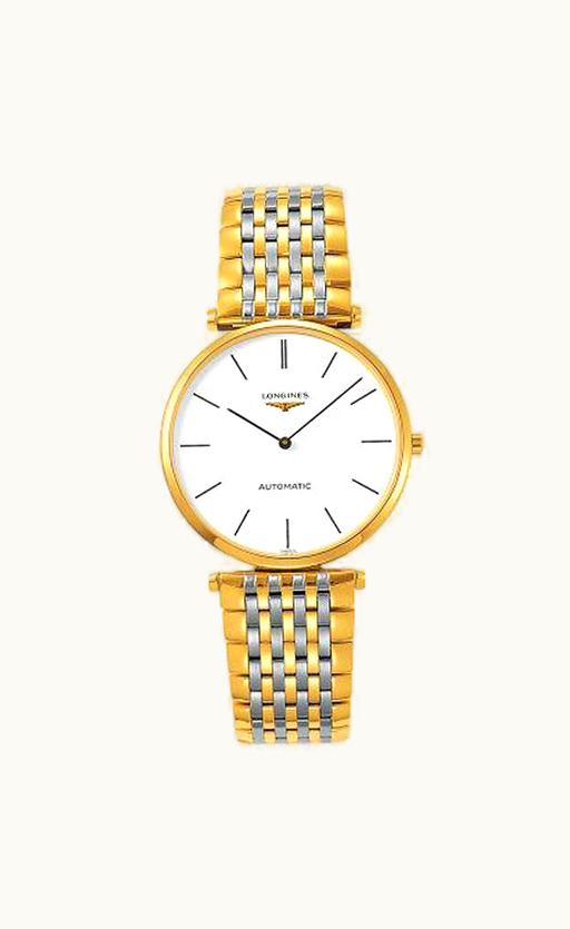 Longines La Grande Classique Automatic 36 Two Tone / White Stick