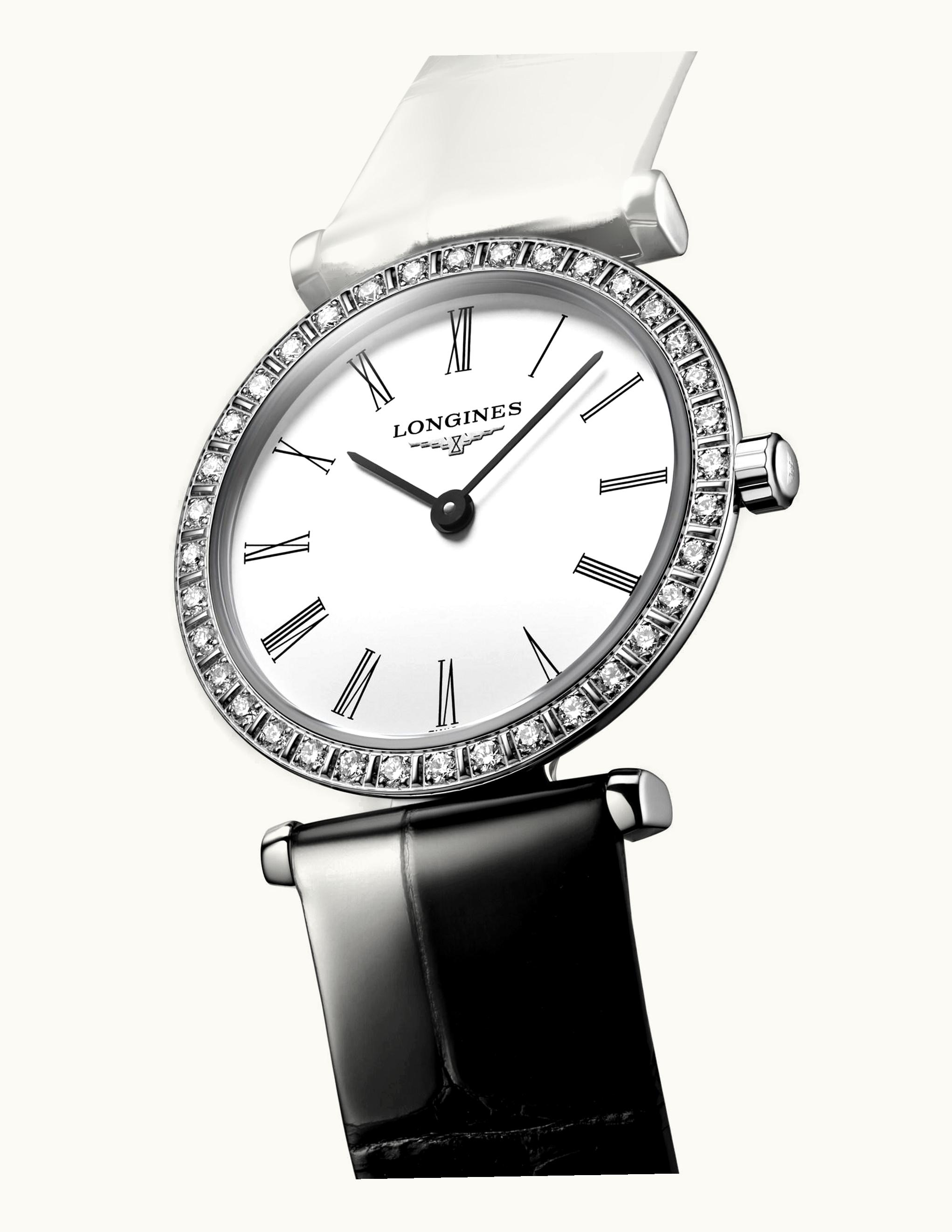 Longines La Grande Classique Quartz 24 Stainless Steel - Diamond / White