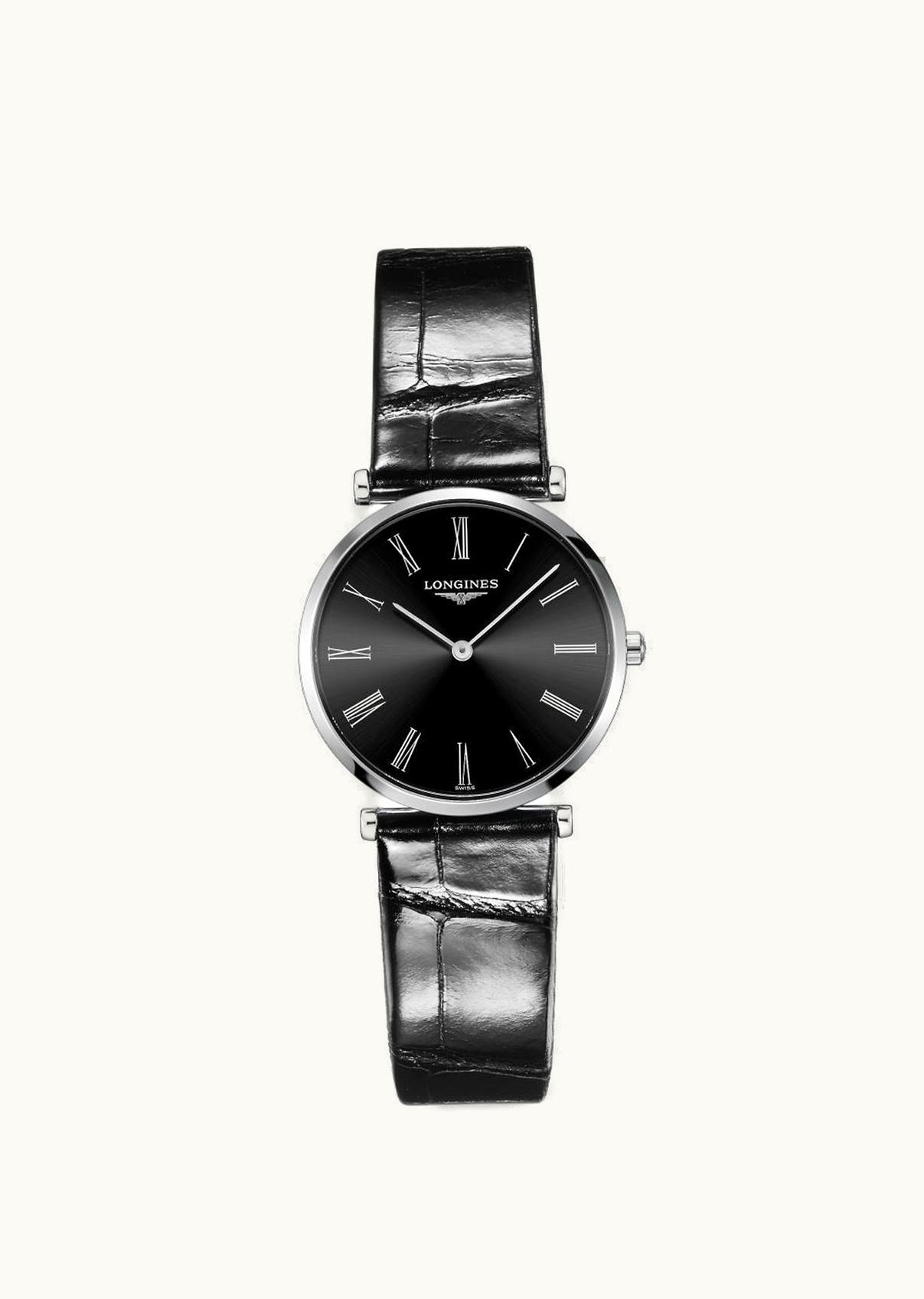 Longines La Grande Classique Quartz 29 Stainless Steel / Black - Roman