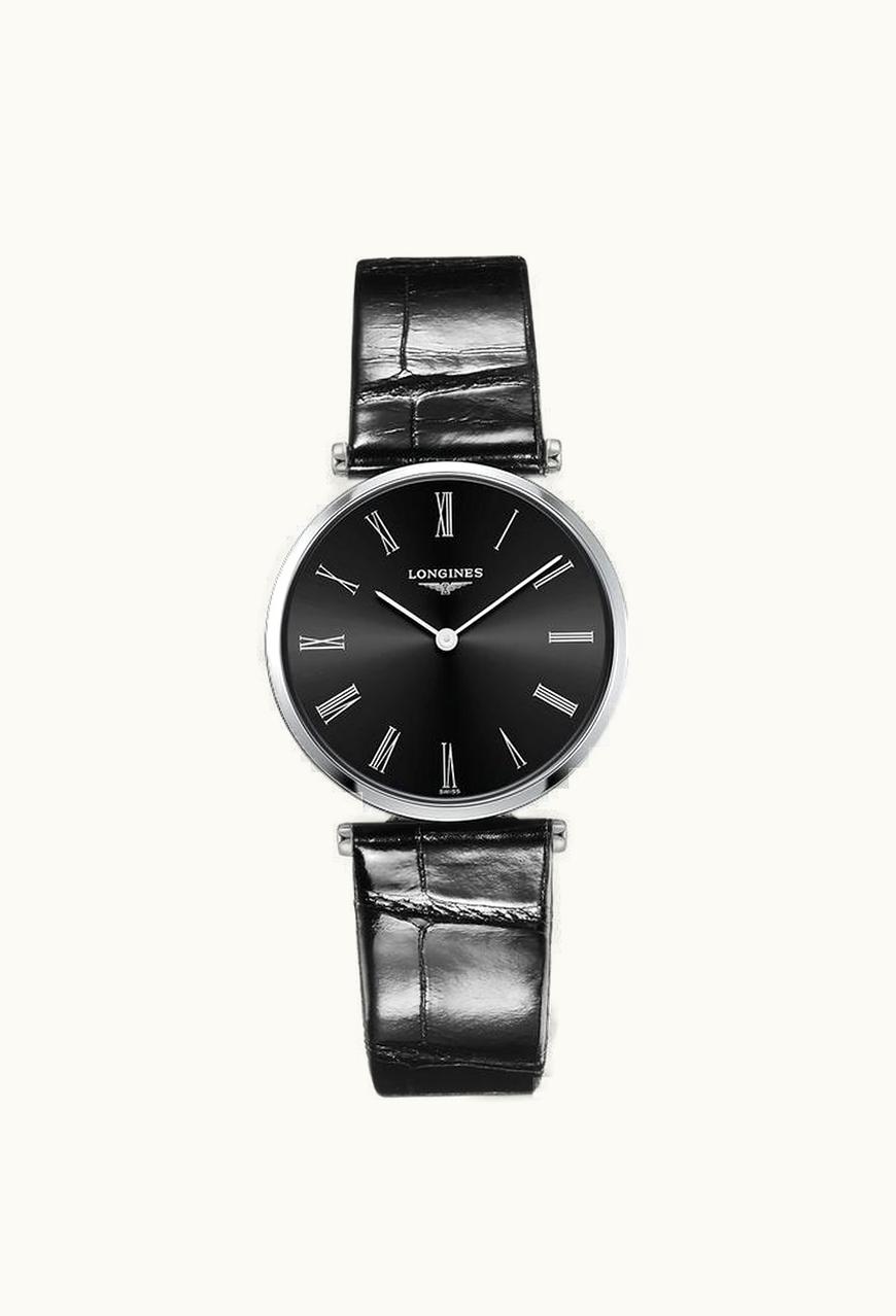 Longines La Grande Classique Quartz 33 Stainless Steel / Black - Roman