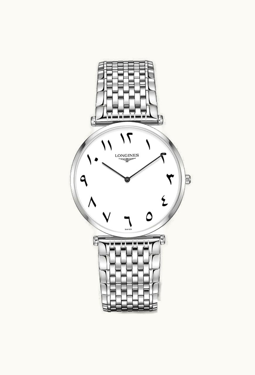 Longines La Grande Classique Quartz 37 Stainless Steel / White - Eastern Arabic / Bracelet