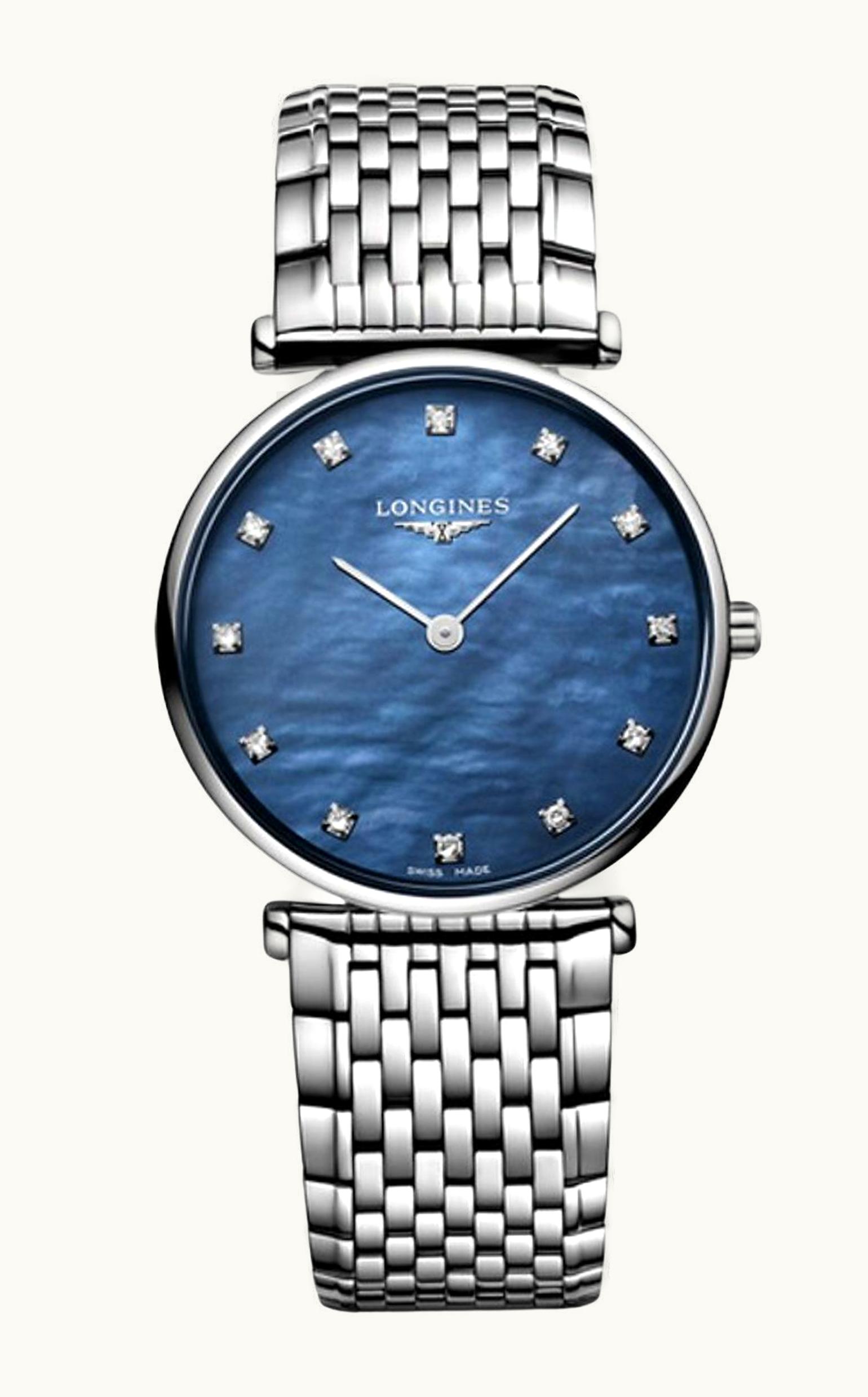 Longines La Grande Classique 29 Stainless Steel - Diamond / Blue