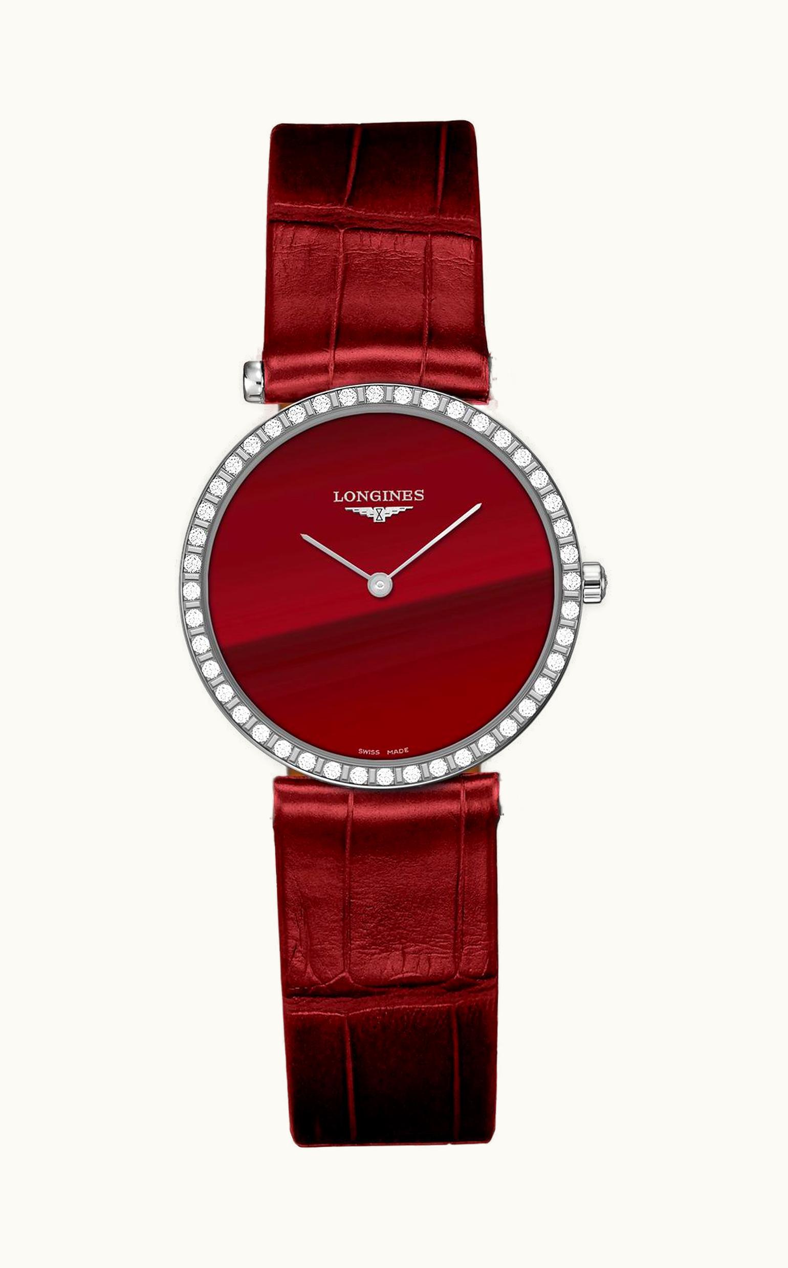 Longines La Grande Classique 29 Stainless Steel - Diamond / Red