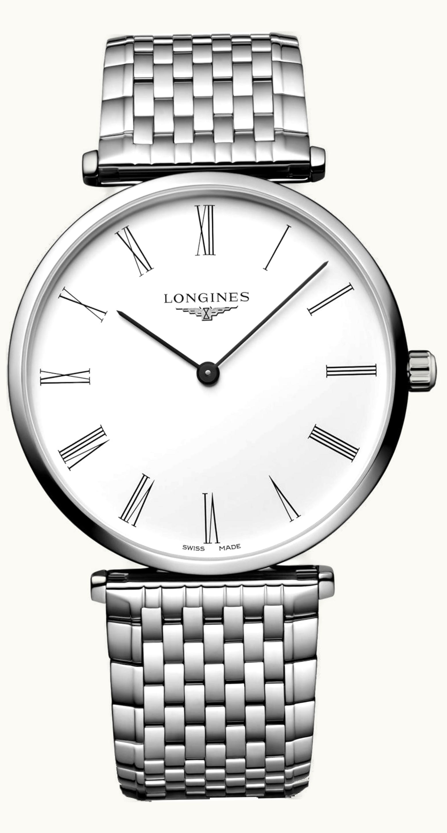Longines La Grande Classique 38 Stainless Steel / White - Roman / Bracelet