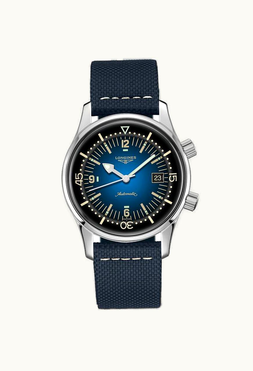 Longines Legend Diver Date Stainless Steel / Blue