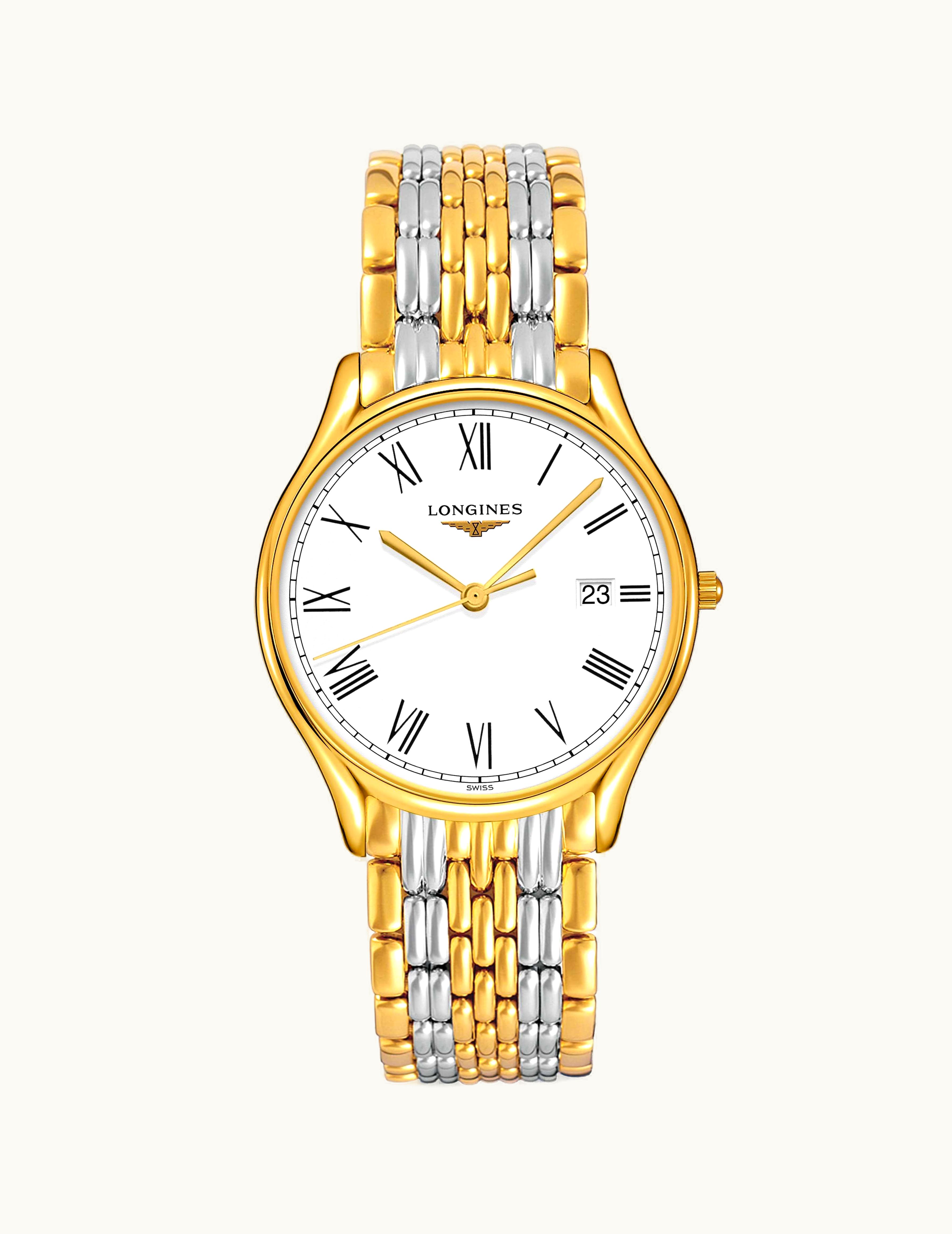 Longines Lyre Quartz 38.5mm Two Tone / Roman