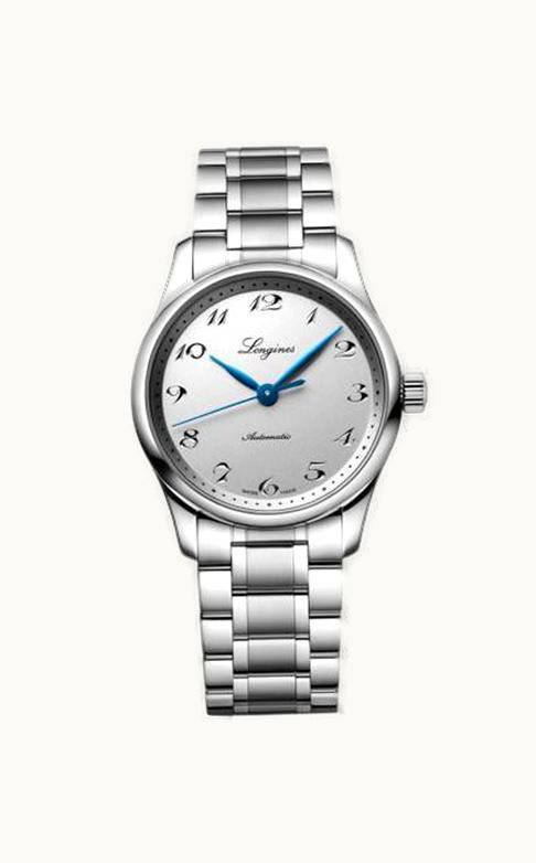 Longines Master Collection Date 34 Stainless Steel - Diamond / Silver