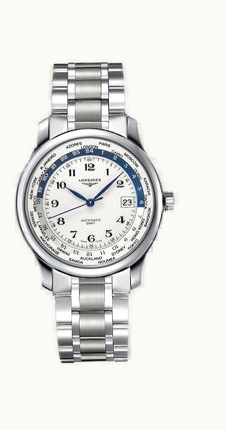 Longines Master Collection Worldtime Silver Bracelet