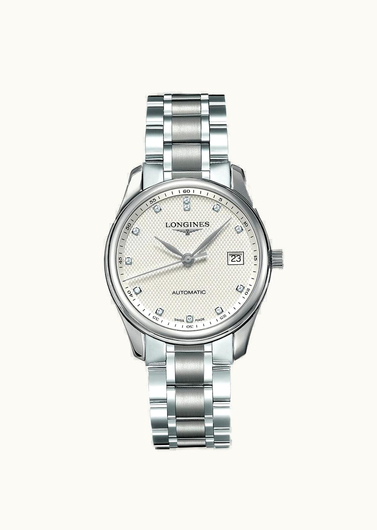 Longines Master Collection Date 36 Stainless Steel Diamond