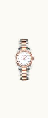 Longines Master Collection Date 25.5 Stainless Steel - Pink Gold / MOP / Bracelet