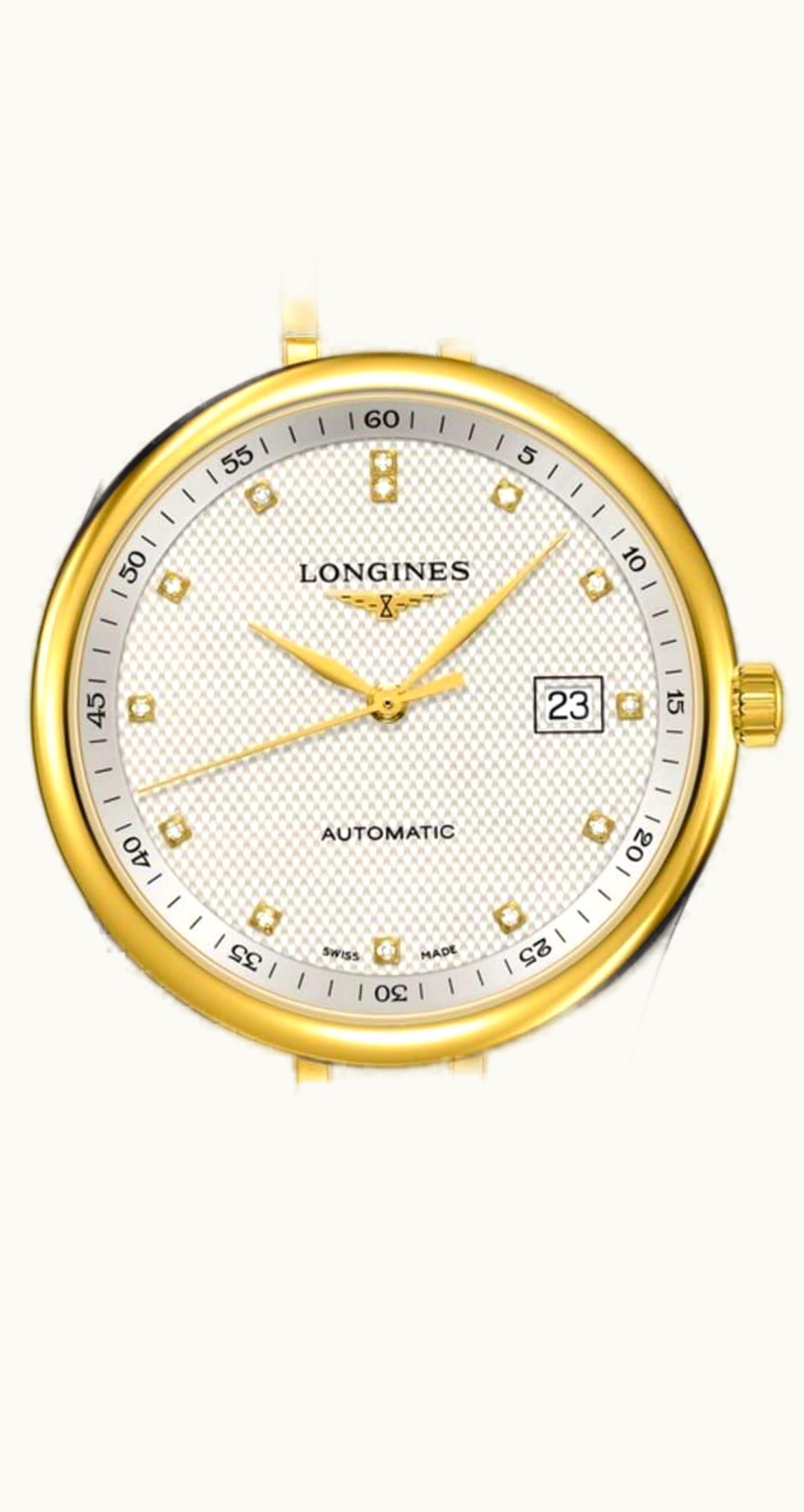 Longines Master Collection 40 Date Stainless Steel - Yellow Gold / Silver / Bracelet